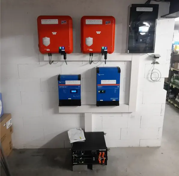 Réalisation batterie solaire NOVEWAY